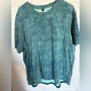 adidas Teal Short Sleeve Graphic Tee